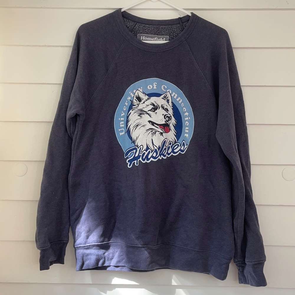 Vintage-style Homefield UConn Huskies sweatshirt
